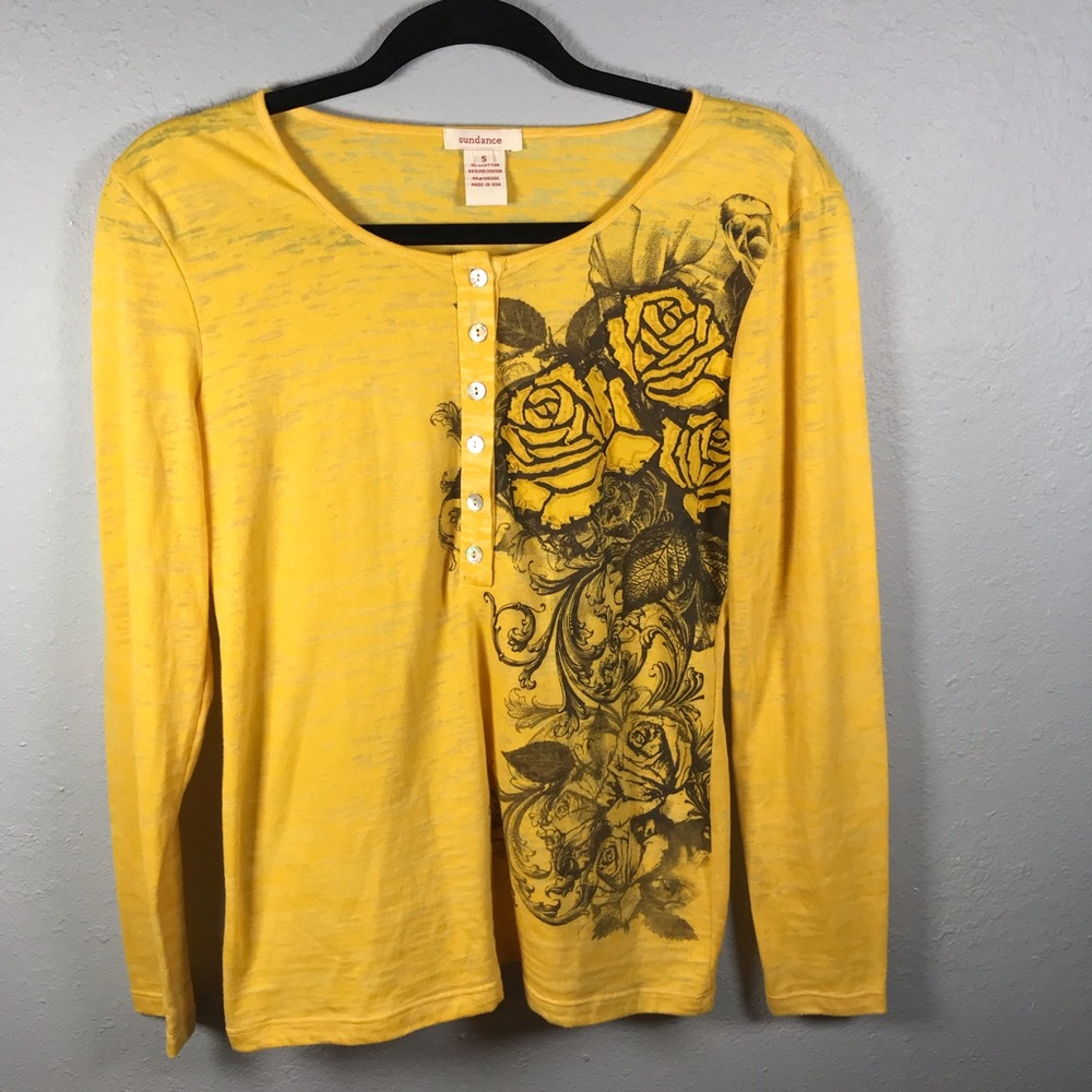 Sundance Burnout long sleeve tee‎ size small